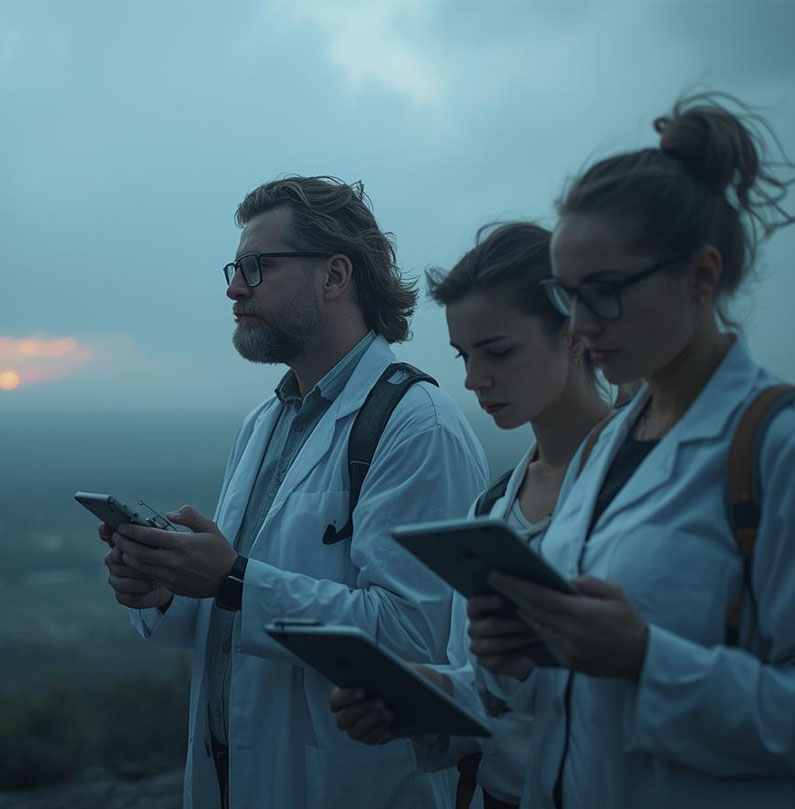 Sending scouts to the future to create strategic options